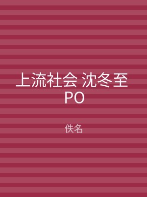上流社会 沈冬至 PO