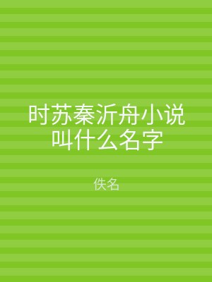 时苏秦沂舟小说叫什么名字