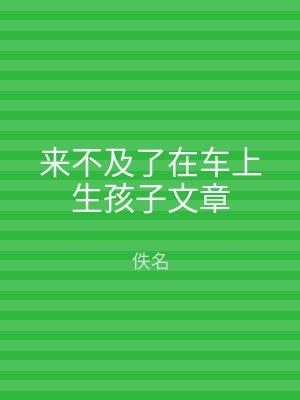 来不及了在车上生孩子文章