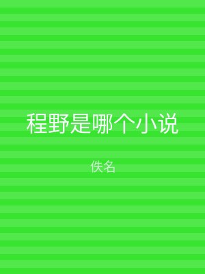 程野是哪个小说