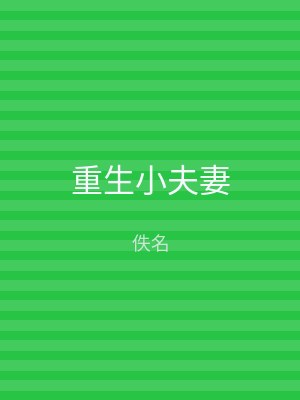 重生小夫妻