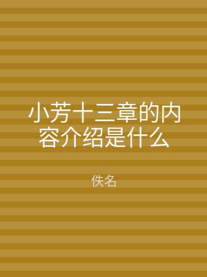 小芳十三章的内容介绍是什么