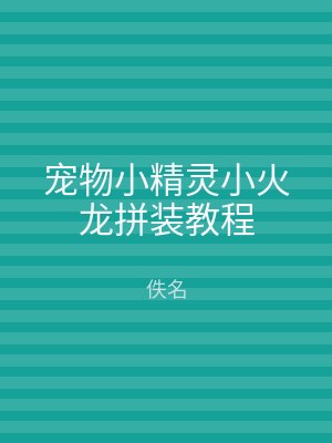 宠物小精灵小火龙拼装教程
